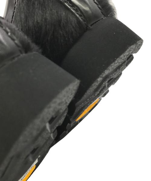 CLARKS（クラークス）CLARKS (クラークス) atmos (アトモス) THE BLACK EYE PATCH (ブラックアイパッチ) Wallabee Black Hair ブラック サイズ:US10 (28cm) 未使用品の古着・服飾アイテム