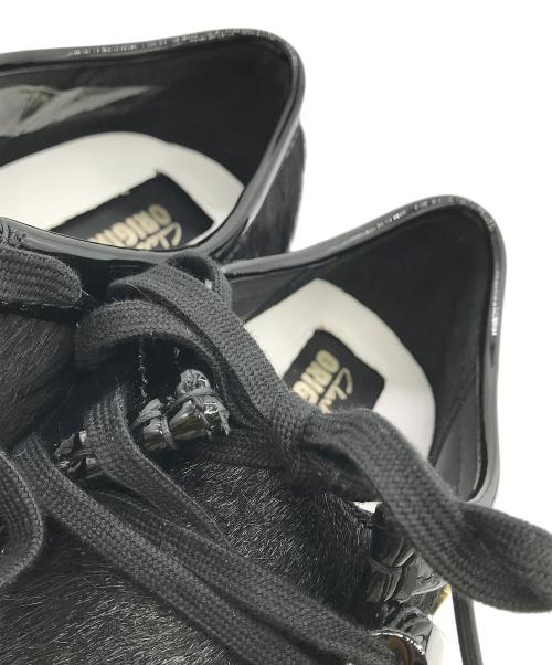 CLARKS（クラークス）CLARKS (クラークス) atmos (アトモス) THE BLACK EYE PATCH (ブラックアイパッチ) Wallabee Black Hair ブラック サイズ:US10 (28cm) 未使用品の古着・服飾アイテム