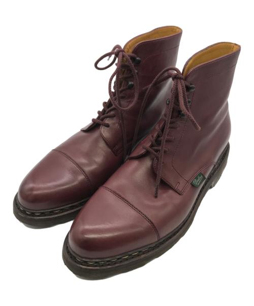 PARABOOT（パラブーツ）PARABOOT (パラブーツ) CLAMART レースアップブーツ レッド サイズ:4 1/2の古着・服飾アイテム