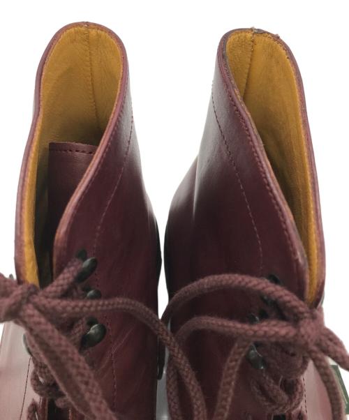PARABOOT（パラブーツ）PARABOOT (パラブーツ) CLAMART レースアップブーツ レッド サイズ:4 1/2の古着・服飾アイテム