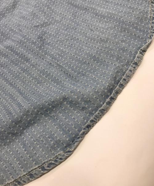 DIESEL（ディーゼル）DIESEL (ディーゼル) ジャガードデニムシャツ インディゴ サイズ:Sの古着・服飾アイテム