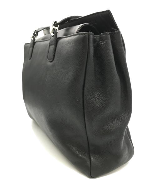 LOEWE（ロエベ）LOEWE (ロエベ) レザートートバッグ ブラックの古着・服飾アイテム