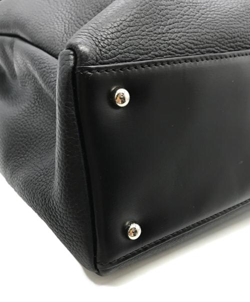 LOEWE（ロエベ）LOEWE (ロエベ) レザートートバッグ ブラックの古着・服飾アイテム