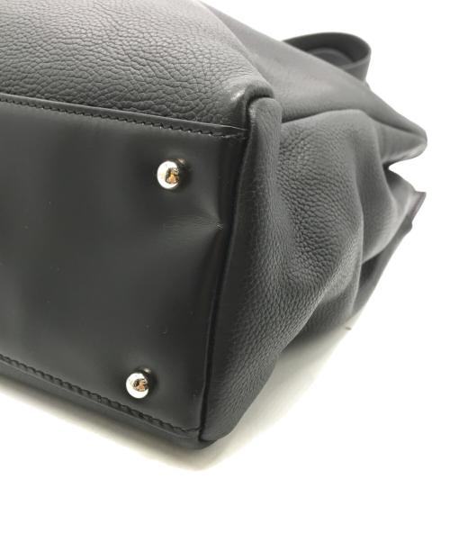 LOEWE（ロエベ）LOEWE (ロエベ) レザートートバッグ ブラックの古着・服飾アイテム