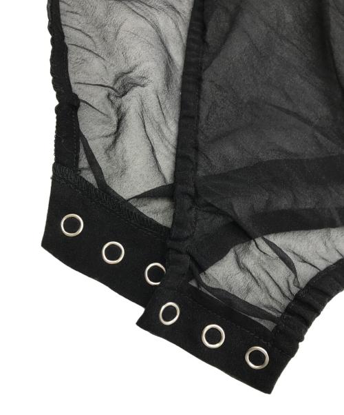 Chika Kisada（チカ キサダ）Chika Kisada (チカ キサダ) シアーボディースーツ ブラック サイズ:２の古着・服飾アイテム