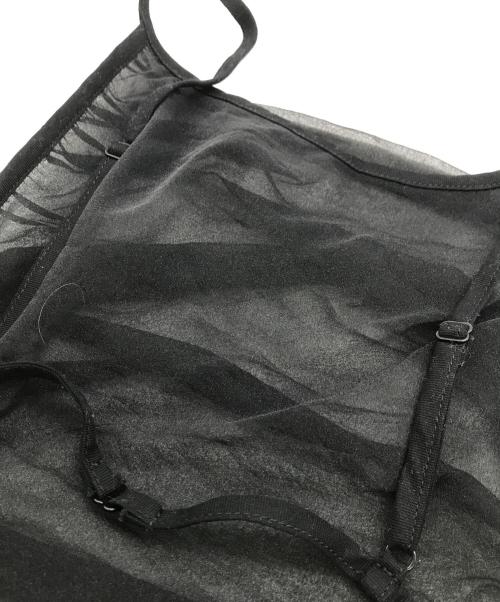 Chika Kisada（チカ キサダ）Chika Kisada (チカ キサダ) シアーボディースーツ ブラック サイズ:２の古着・服飾アイテム