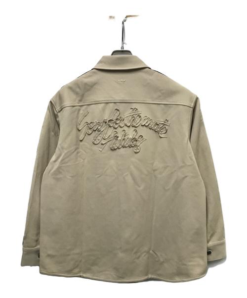 adidas（アディダス）adidas (アディダス) Song for the Mute (ソングフォーザミュート) シャツジャケット ベージュ サイズ:XSの古着・服飾アイテム