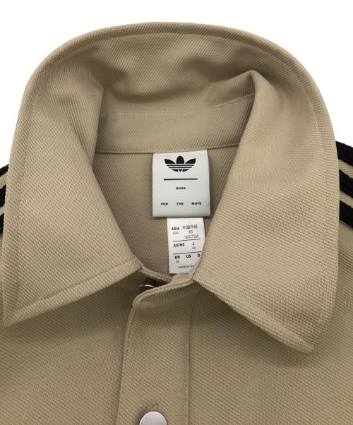 adidas（アディダス）adidas (アディダス) Song for the Mute (ソングフォーザミュート) シャツジャケット ベージュ サイズ:XSの古着・服飾アイテム
