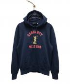Carhartt WIPカーハート ワークインプログレス）の古着「HOODED WILD DOG SWEAT」｜ネイビー