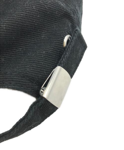 DIESEL（ディーゼル）DIESEL (ディーゼル) C-BEAST-A1 メタルオーバルD ダメージ キャップ ブラックの古着・服飾アイテム