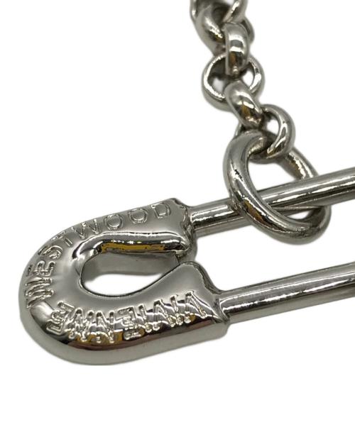Vivienne Westwood（ヴィヴィアンウエストウッド）Vivienne Westwood (ヴィヴィアンウエストウッド) セーフティピンネックレス シルバーカラーの古着・服飾アイテム