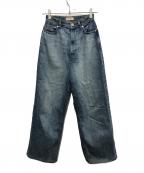 YANUKヤヌーク）の古着「JOAN ルーズストレート」｜インディゴ