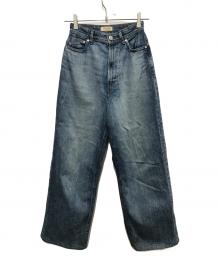 YANUK（ヤヌーク）の古着「JOAN ルーズストレート」｜インディゴ