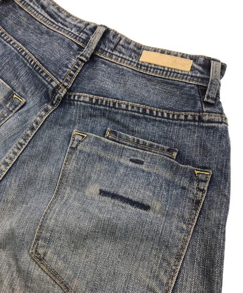 YANUK（ヤヌーク）YANUK (ヤヌーク) JOAN ルーズストレート インディゴ サイズ:23の古着・服飾アイテム