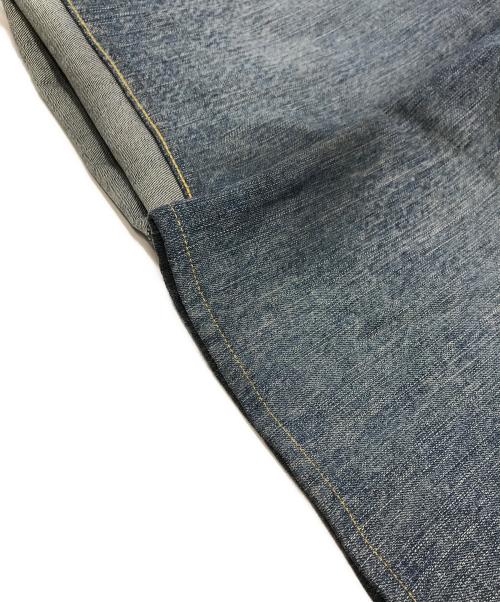 YANUK（ヤヌーク）YANUK (ヤヌーク) JOAN ルーズストレート インディゴ サイズ:23の古着・服飾アイテム