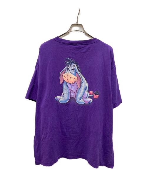 DISNEY（ディズニー）Disney (ディズニー) キャラクターTシャツ パープル サイズ:Lの古着・服飾アイテム