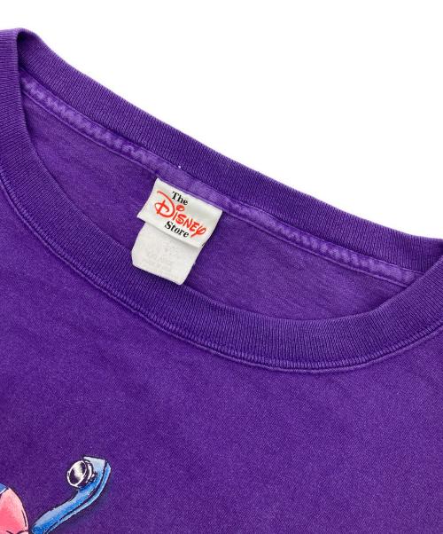 DISNEY（ディズニー）Disney (ディズニー) キャラクターTシャツ パープル サイズ:Lの古着・服飾アイテム