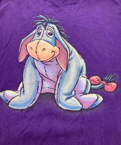 DISNEY（ディズニー）Disney (ディズニー) キャラクターTシャツ パープル サイズ:Lの古着・服飾アイテム