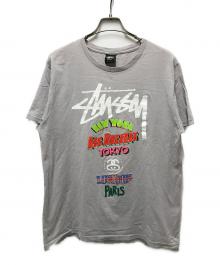 stussy（ステューシー）の古着「ツアーロゴTシャツ」｜グレー