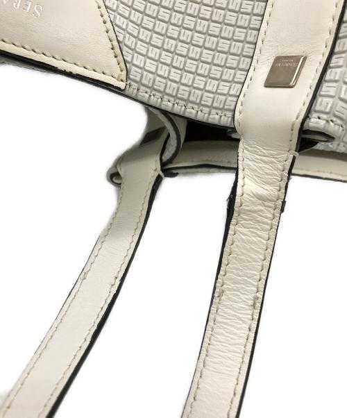 serapian（セラピアン）SERAPIAN (セラピアン) STEPAN製 SECRETトートバッグ ホワイトの古着・服飾アイテム