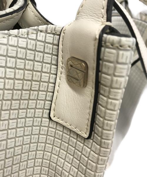 serapian（セラピアン）SERAPIAN (セラピアン) STEPAN製 SECRETトートバッグ ホワイトの古着・服飾アイテム