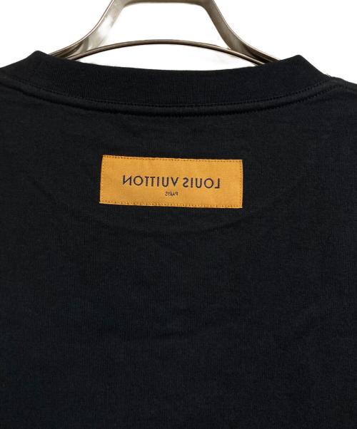 LOUIS VUITTON（ルイ ヴィトン）LOUIS VUITTON (ルイ ヴィトン) エンボスLVロゴロングスリーブカットソー/Embossed LV Long-Sleeved T-Shirt ブラック サイズ:XLの古着・服飾アイテム
