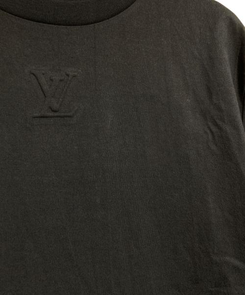 LOUIS VUITTON（ルイ ヴィトン）LOUIS VUITTON (ルイ ヴィトン) エンボスLVロゴロングスリーブカットソー/Embossed LV Long-Sleeved T-Shirt ブラック サイズ:XLの古着・服飾アイテム