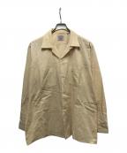 ARROWアロー）の古着「60sループカラーシャツ」｜ベージュ