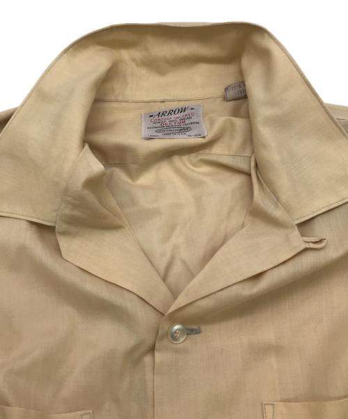 ARROW（アロー）ARROW (アロー) 60sループカラーシャツ ベージュ サイズ:16-16 1/2の古着・服飾アイテム