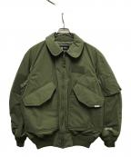 FREAK'S STORE×PHENIXフリークスストア×フェニックス）の古着「別注 GORE-TEX DOWN Flight Jacket」｜グリーン