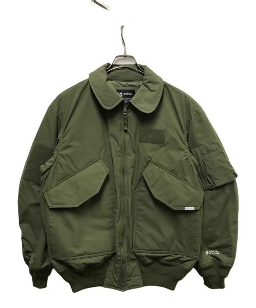FREAK'S STORE（フリークスストア）FREAK'S STORE (フリークスストア) PHENIX (フェニックス) 別注 GORE-TEX DOWN Flight Jacket グリーン サイズ:Ｓの古着・服飾アイテム