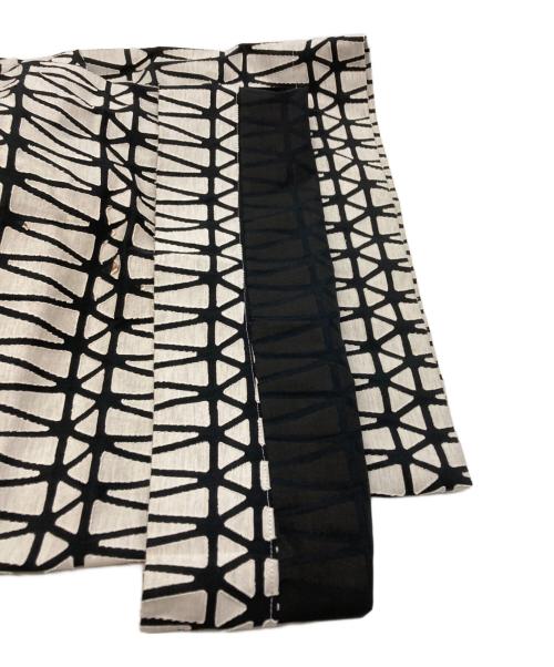 ISSEY MIYAKE（イッセイミヤケ）ISSEY MIYAKE (イッセイミヤケ) カット＆スティックガウチョパンツ/Gaucho pants ホワイト×ブラック サイズ:1の古着・服飾アイテム