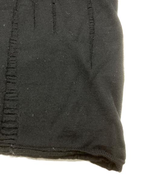 BLACK COMME des GARCONS（ブラックコムデギャルソン）BLACK COMME des GARCONS (ブラックコムデギャルソン) ダメージ加工ニット/Ripped knit ブラック サイズ:Ｍの古着・服飾アイテム