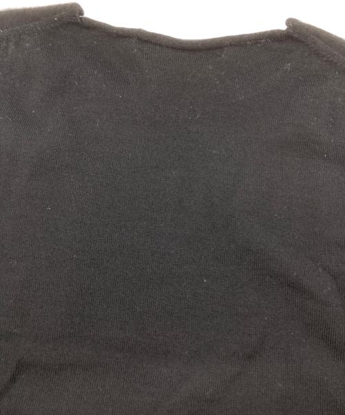 BLACK COMME des GARCONS（ブラックコムデギャルソン）BLACK COMME des GARCONS (ブラックコムデギャルソン) ダメージ加工ニット/Ripped knit ブラック サイズ:Ｍの古着・服飾アイテム