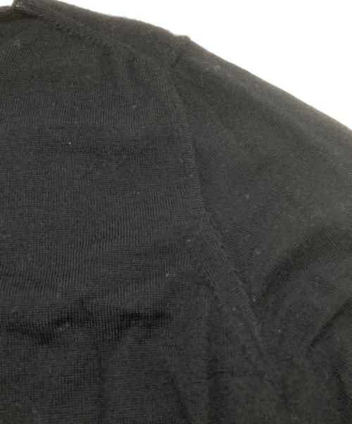BLACK COMME des GARCONS（ブラックコムデギャルソン）BLACK COMME des GARCONS (ブラックコムデギャルソン) ダメージ加工ニット/Ripped knit ブラック サイズ:Ｍの古着・服飾アイテム