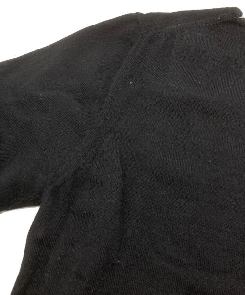 BLACK COMME des GARCONS（ブラックコムデギャルソン）BLACK COMME des GARCONS (ブラックコムデギャルソン) ダメージ加工ニット/Ripped knit ブラック サイズ:Ｍの古着・服飾アイテム