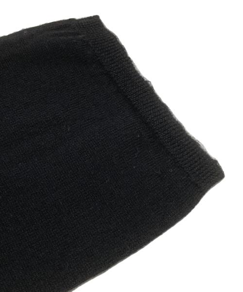 BLACK COMME des GARCONS（ブラックコムデギャルソン）BLACK COMME des GARCONS (ブラックコムデギャルソン) ダメージ加工ニット/Ripped knit ブラック サイズ:Ｍの古着・服飾アイテム