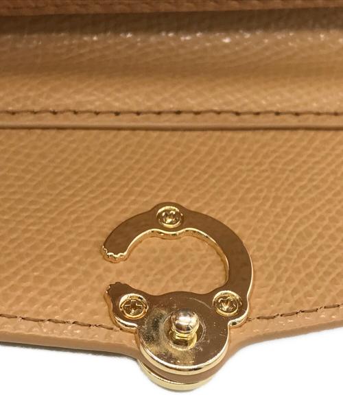 CAFUNE（カフネ）CAFUNE (カフネ) Double-C Wallet ブラウンの古着・服飾アイテム