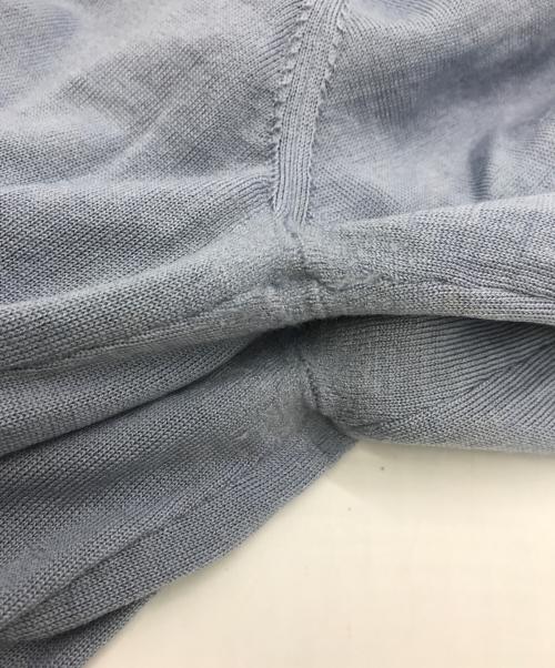 VALENTINO（ヴァレンティノ）VALENTINO (ヴァレンティノ) レースレイヤードカーディガン ブルー サイズ:Mの古着・服飾アイテム