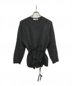 VALENTINOヴァレンティノ）の古着「リボンデザインニット」｜グレー