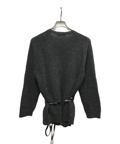 VALENTINO（ヴァレンティノ）VALENTINO (ヴァレンティノ) リボンデザインニット グレー サイズ:Mの古着・服飾アイテム