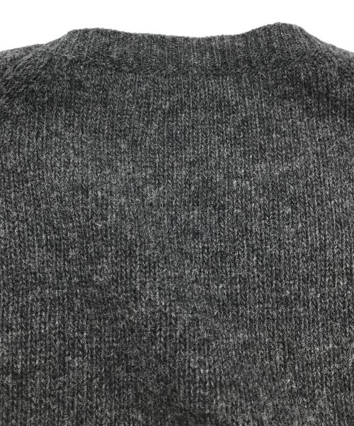 VALENTINO（ヴァレンティノ）VALENTINO (ヴァレンティノ) リボンデザインニット グレー サイズ:Mの古着・服飾アイテム
