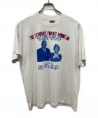 FRUIT OF THE LOOMフルーツオブザルーム）の古着「80s どっかの親族会プリントTシャツ」｜ホワイト