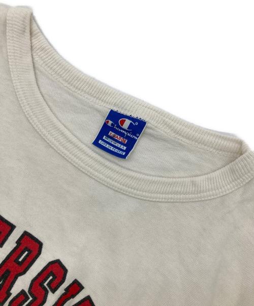 Champion（チャンピオン）Champion (チャンピオン) 90s 3段プリントTシャツ ホワイト サイズ:XLの古着・服飾アイテム