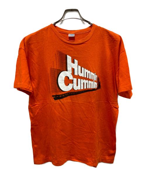 Champion（チャンピオン）Champion (チャンピオン) 70s エト・ブルース  プリントtシャツ オレンジ サイズ:XLの古着・服飾アイテム