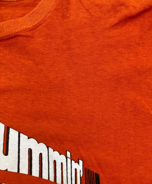 Champion（チャンピオン）Champion (チャンピオン) 70s エト・ブルース  プリントtシャツ オレンジ サイズ:XLの古着・服飾アイテム