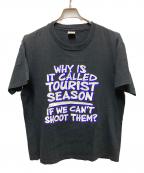 anvilアンヴィル）の古着「90s SEASON（シーズン） メッセージTシャツ」｜ブラック