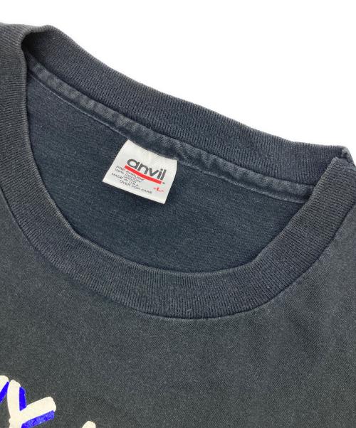anvil（アンヴィル）anvil (アンヴィル) 90s SEASON（シーズン） メッセージTシャツ ブラック サイズ:Lの古着・服飾アイテム