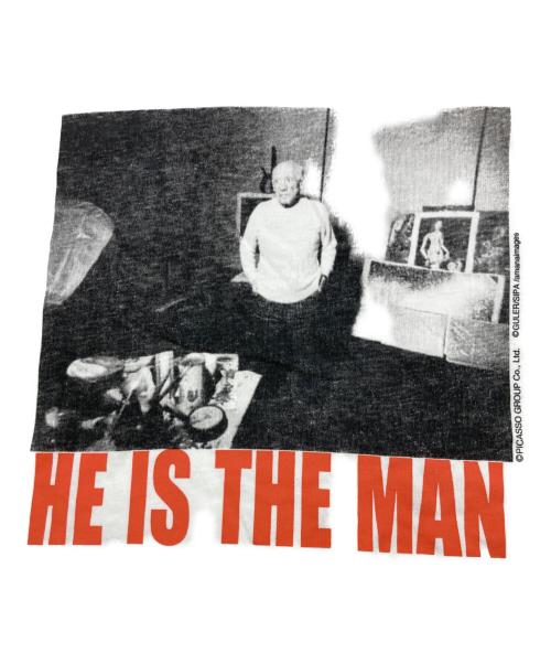 NOT OEM（ノットオーイーエム）NOT OEM (ノットオーイーエム) HE IS THE MAN  S/S TEE ホワイト サイズ:Mの古着・服飾アイテム