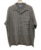 POLO RALPH LAURENポロ・ラルフローレン）の古着「90s CLAYTON  ループカラーシャツ」｜ブラウン